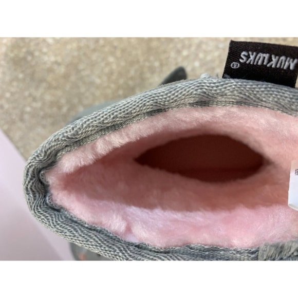 MUKS LUKS Gray Bonnie Bunny Boot - Unisex SIZE 9 and 10 - Picture 10 of 10